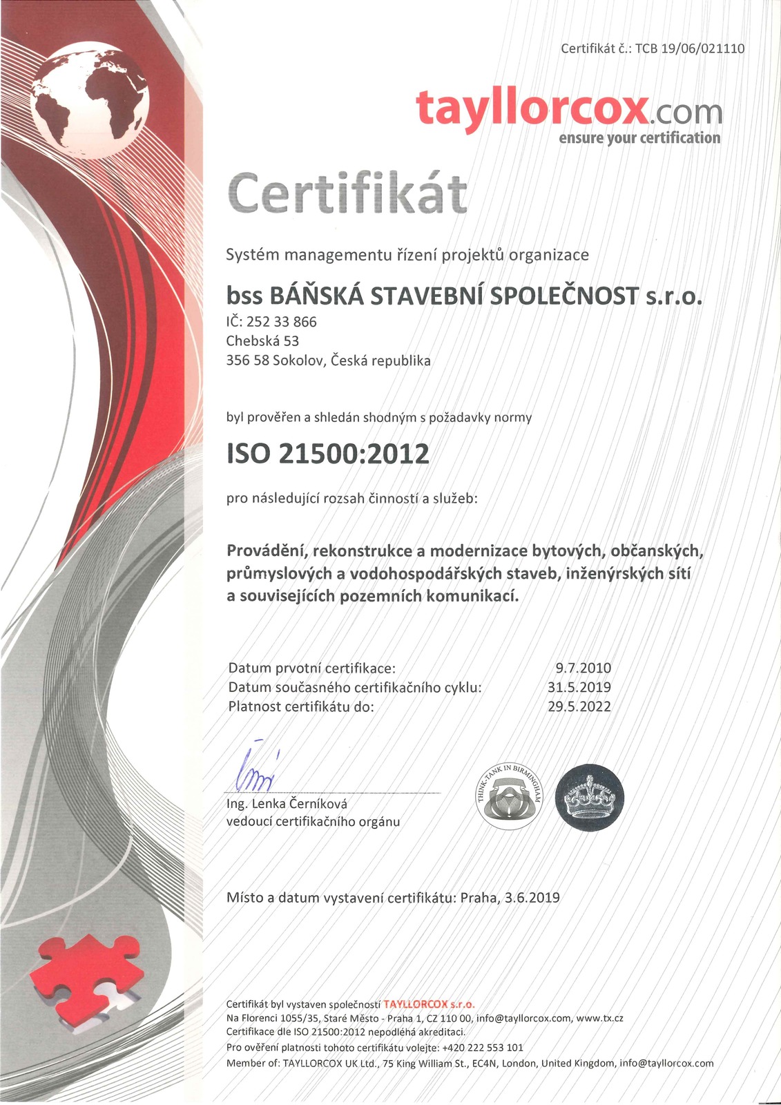 ISO 21500:2012 platnost do 29.5.2022